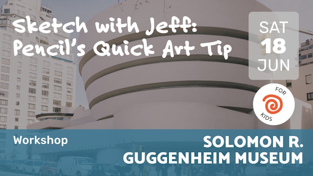 "2022.06.18 | Sketch with Jeff: Pencil’s Quick Art Tip "
