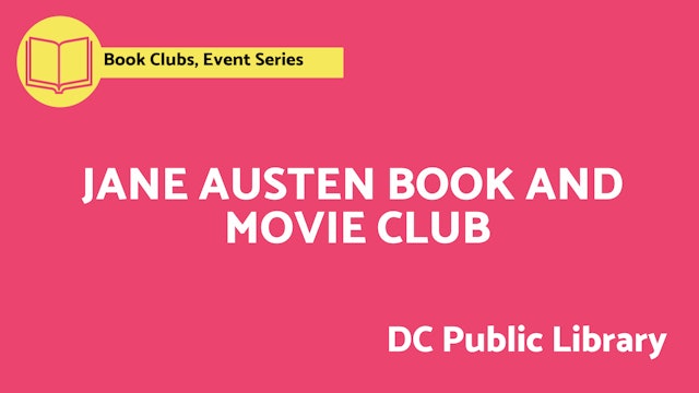 DC Library | Jane Austen Book Club