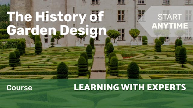 Course | The History of Garden Design