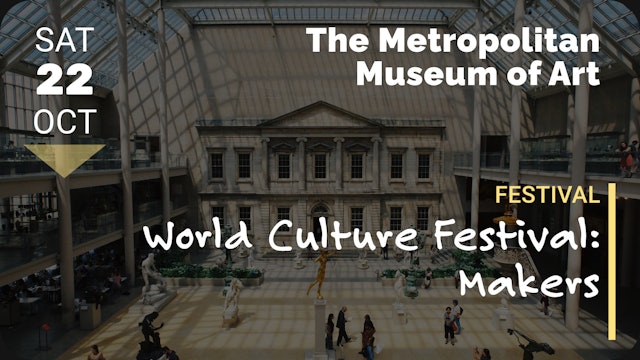 2022.10.22 | World Culture Festival: Makers
