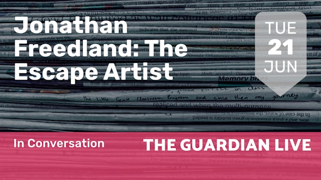 2022.06.21 | Jonathan Freedland: The Escape Artist