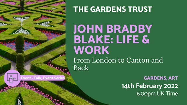 2022.02.14 | John Bradby Blake: Life & Work