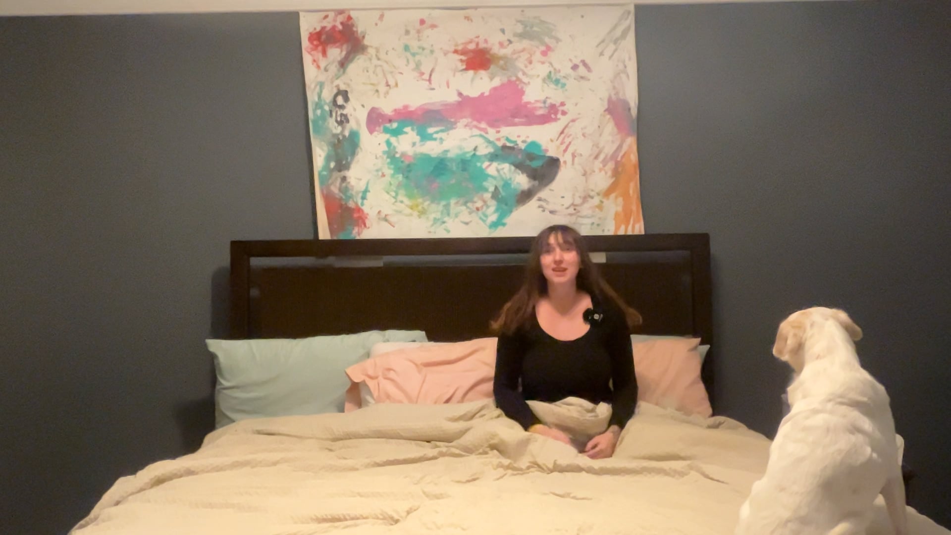 Yoga in bed
