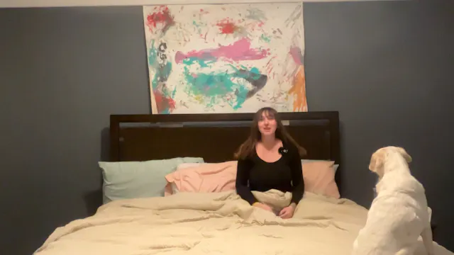 Yoga in bed