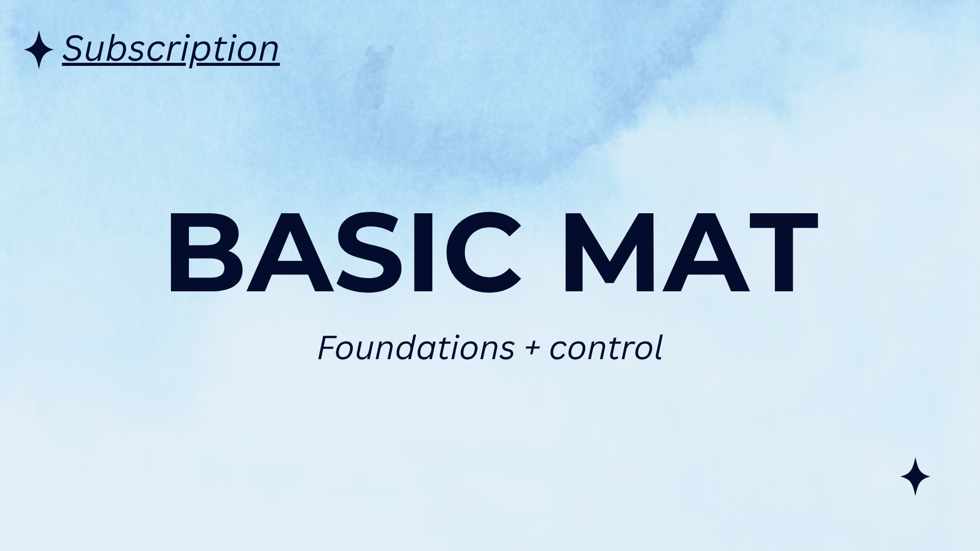 Basic Mat