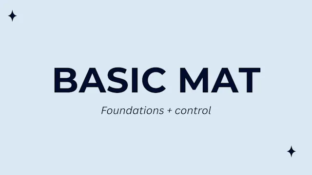 Basic Mat 1 — Low Back Care