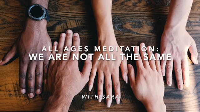 MEDITATION - We Are Not All The Same