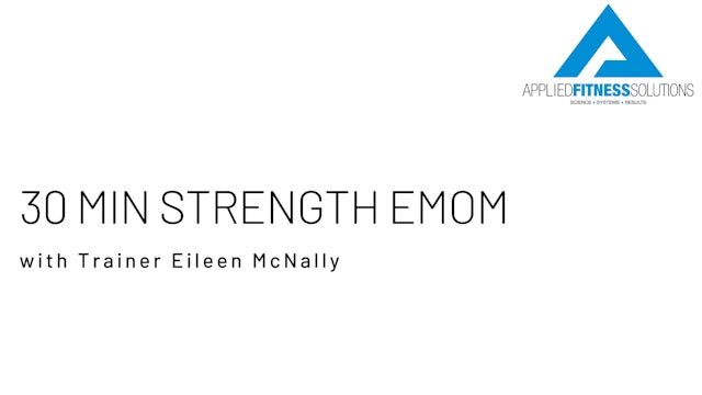 Feb 7th EMOM with Eileen