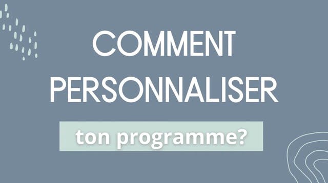 Comment personnaliser votre programme de course fractionné