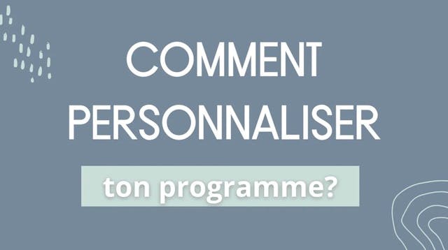 Comment personnaliser votre programme de course fractionné