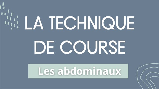 Technique de course