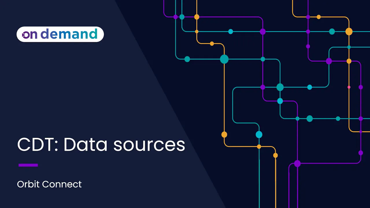 OC4 CDT: Data sources 1 - Apteco