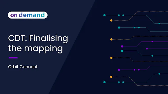 OC9 CDT: Finalising the mapping