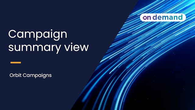 C16 Campaign summary view