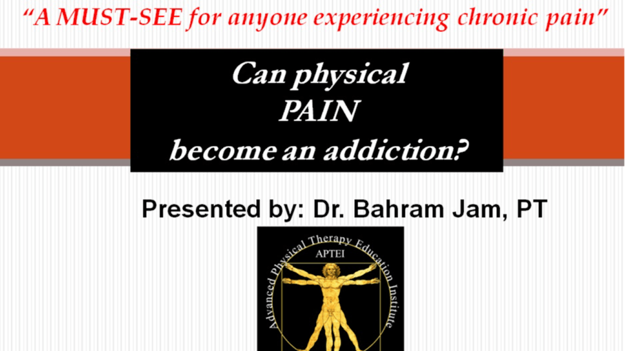 CHRONIC PAIN: Can it become an addiction?