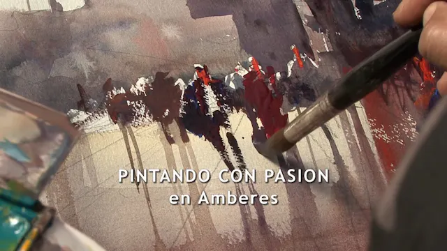Pintando Con Pasion en Amberes - Alvaro Castagnet