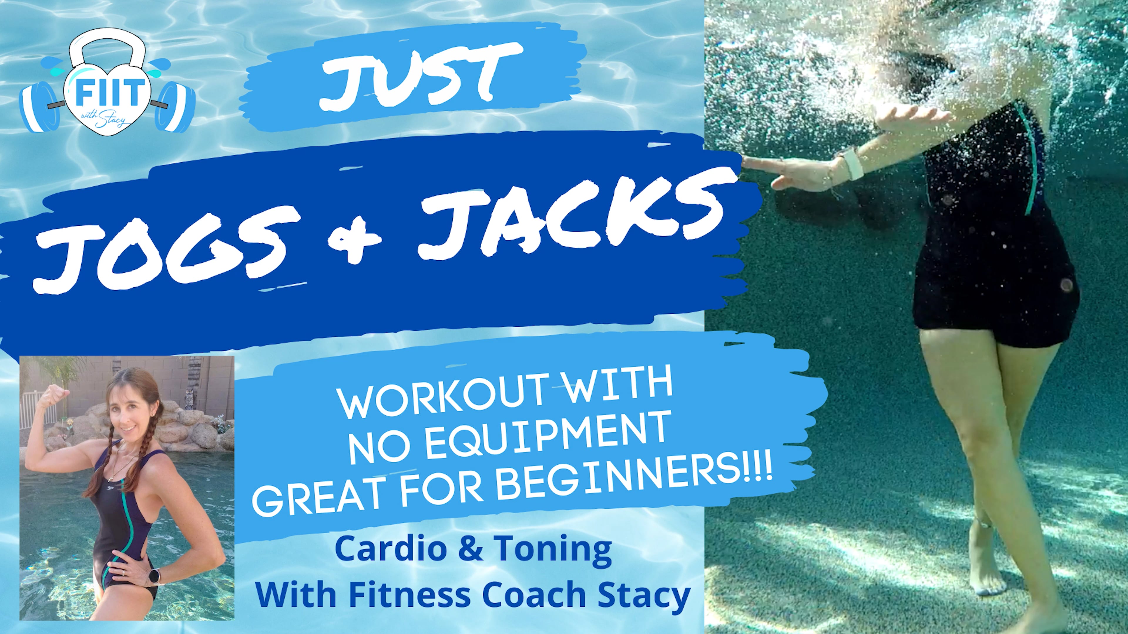 Jogs and Jacks  Aqua Workout - No Music