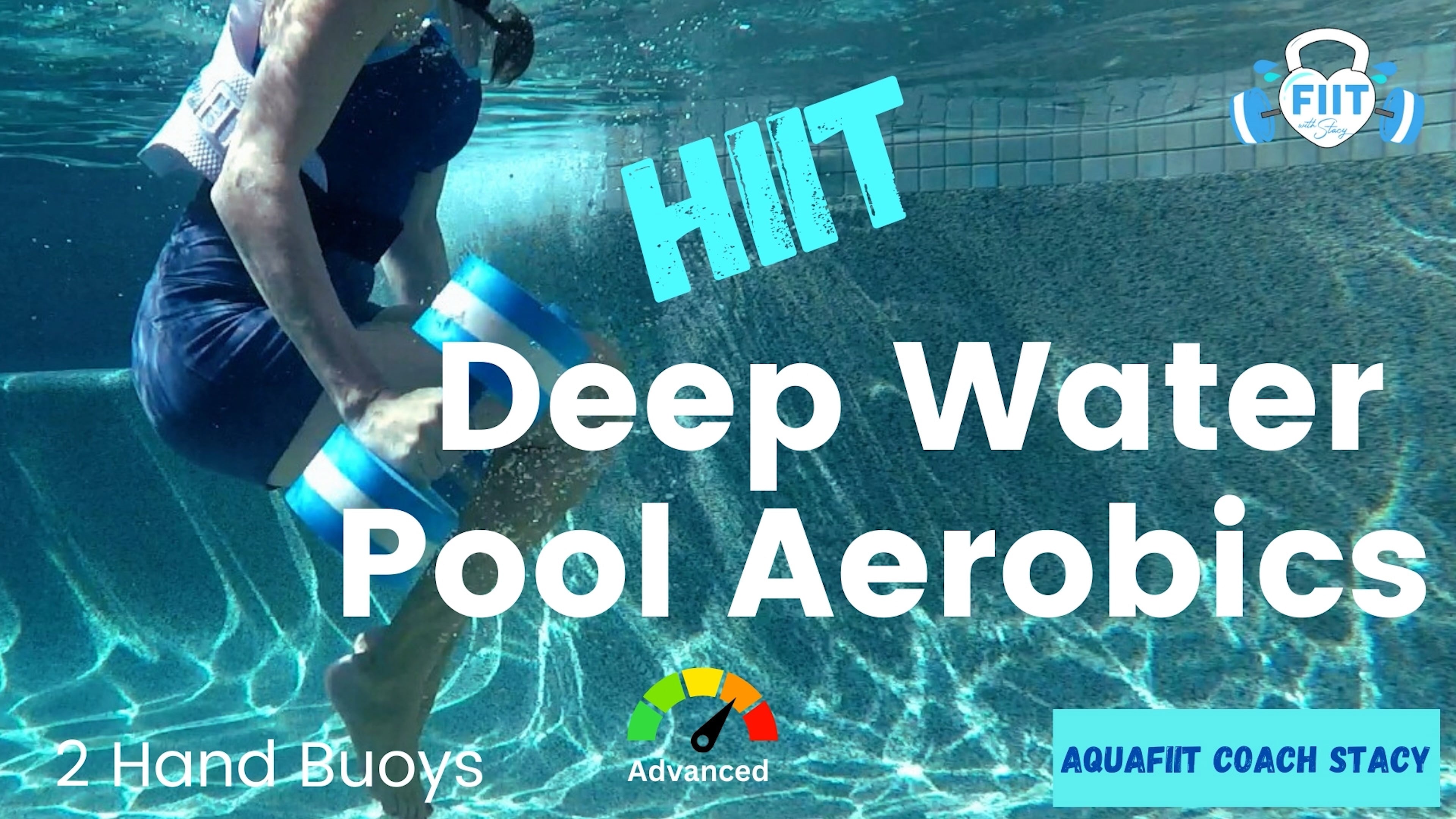 HIIT Deep Water Pool Aerobics