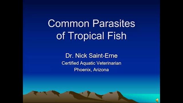 Common Parasites of Tropical Fish (E-Aquarium Conference 2020)