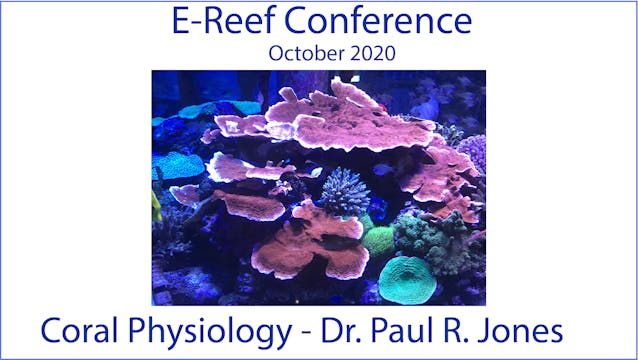 Coral Physiology (E-Reef Conference 2...