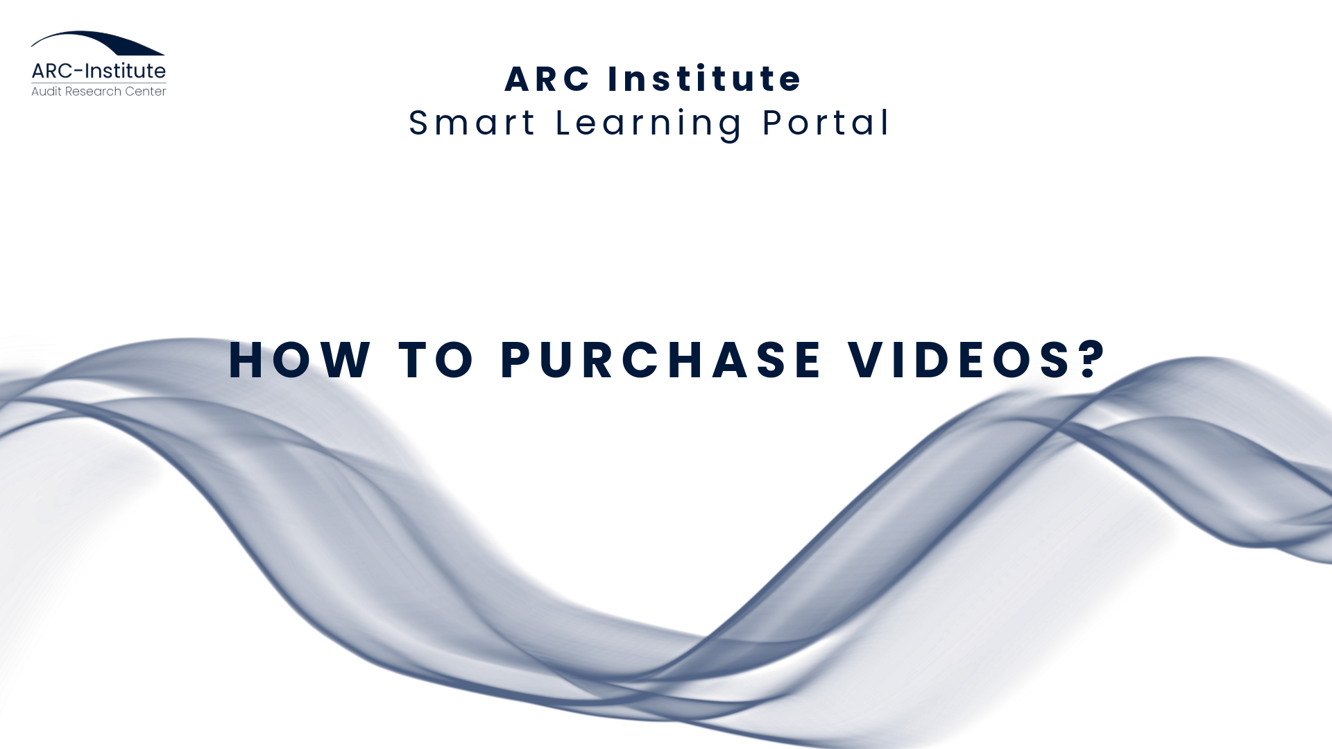 How To Purchase Videos on ARC Smart Learning Video Portal?