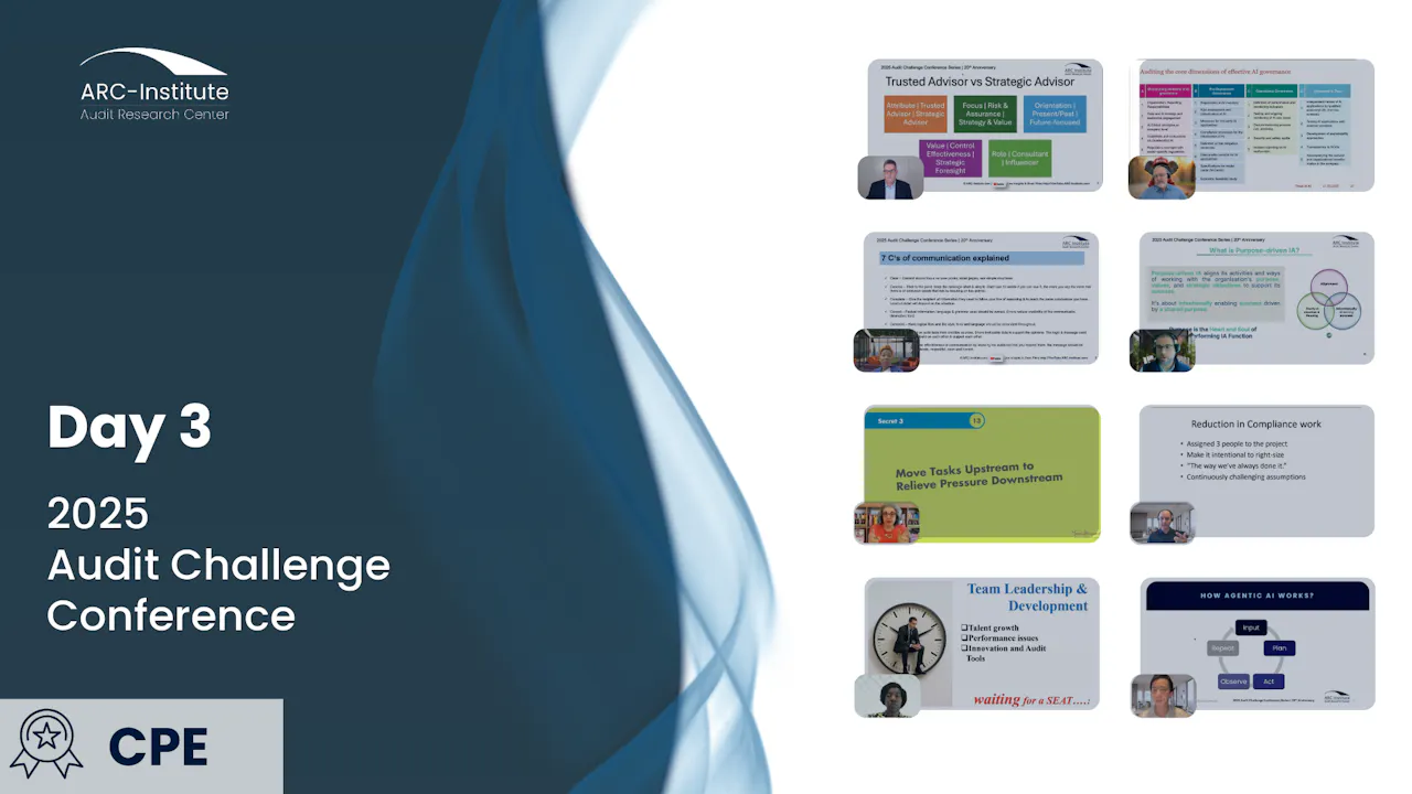 Day 03: 2025 Audit Challenge Conference