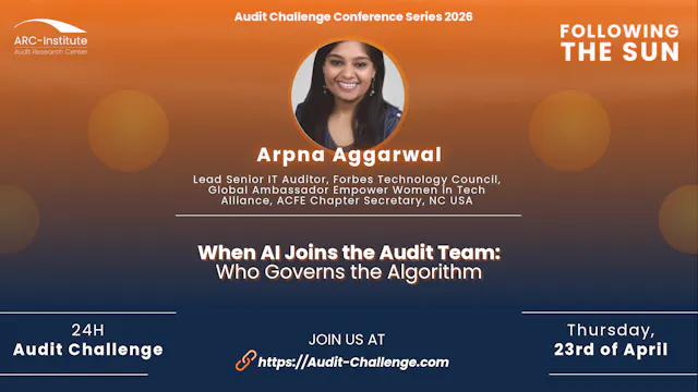 When AI Joins the Audit Team, Who Governs the Algorithm