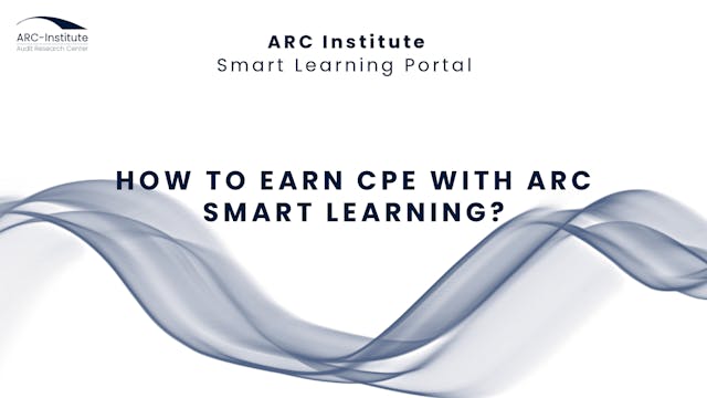 How To Earn CPE With ARC Smart Learni...