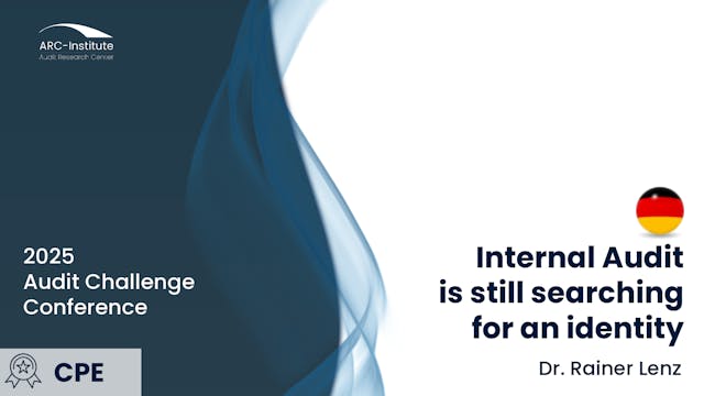 Internal Audit is still searching for an identity 