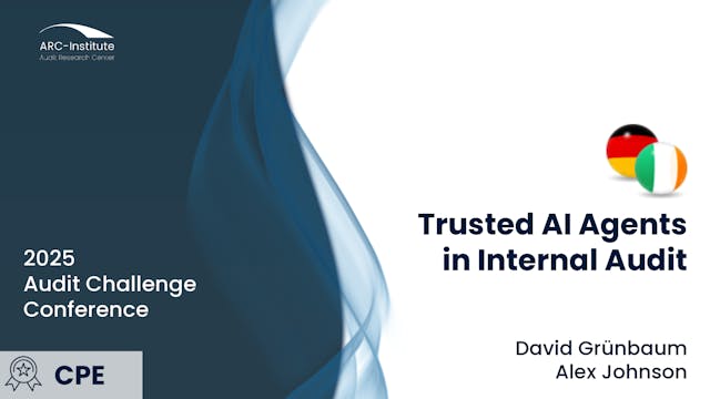 Trusted AI Agents in Internal Audit