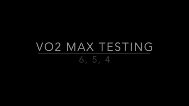 VO2 Max Testing