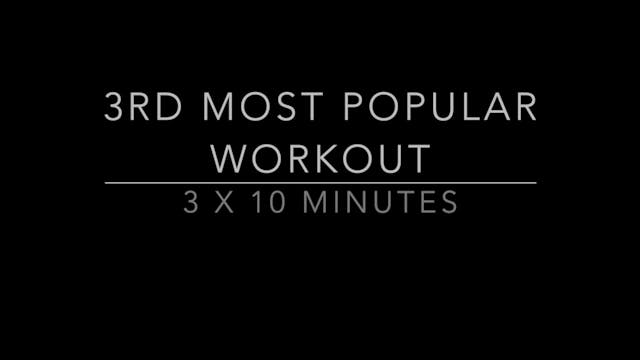 3rd Most Popular Workout