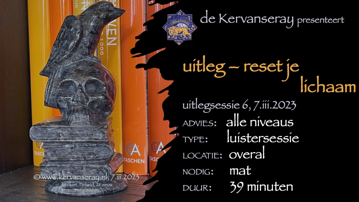 voorlichting vlog 2023: 6 introductie op de cursus reset je lichaam