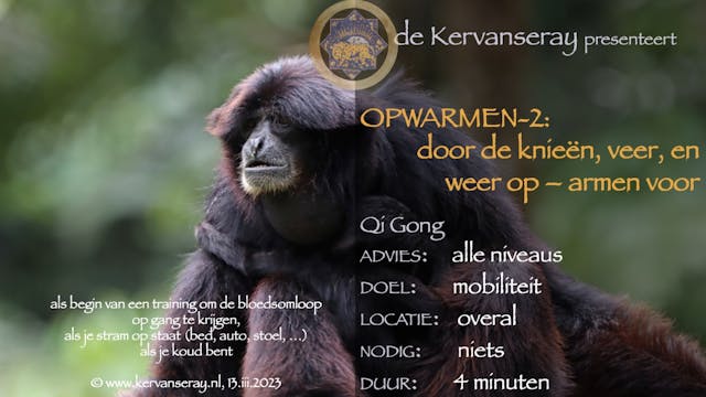 oefening reset opwarmen: 2 door de kn...