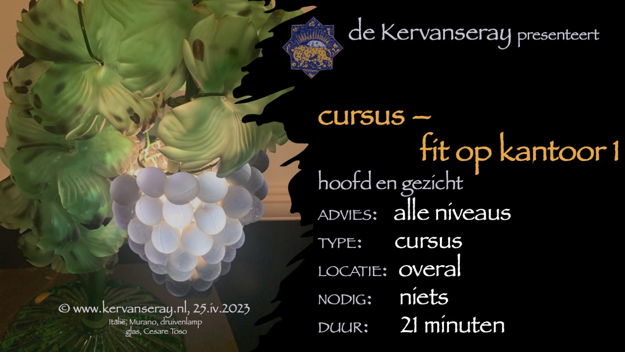 cursus fit op kantoor: 1 hoofd en gezicht