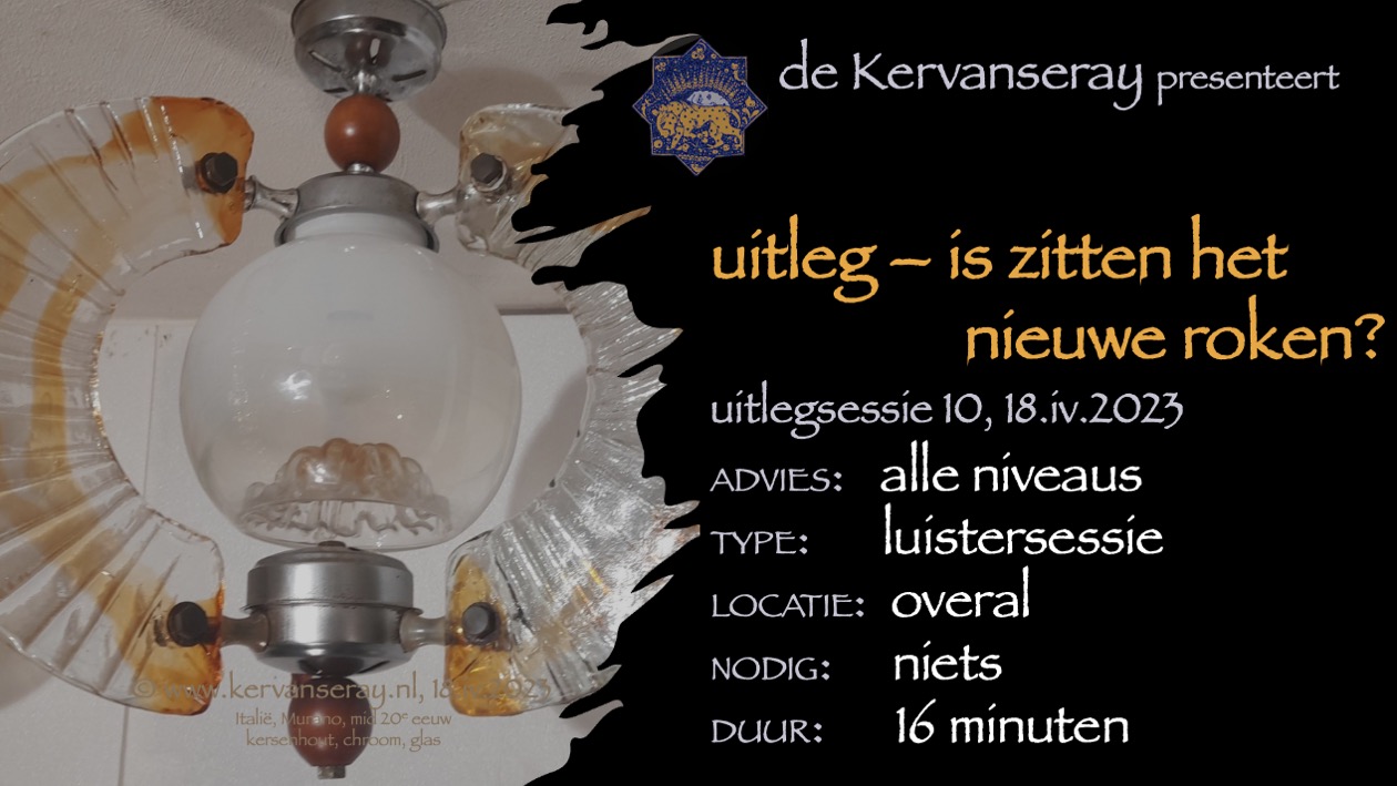 voorlichting vlog 2023: 10 is zitten het nieuwe roken?