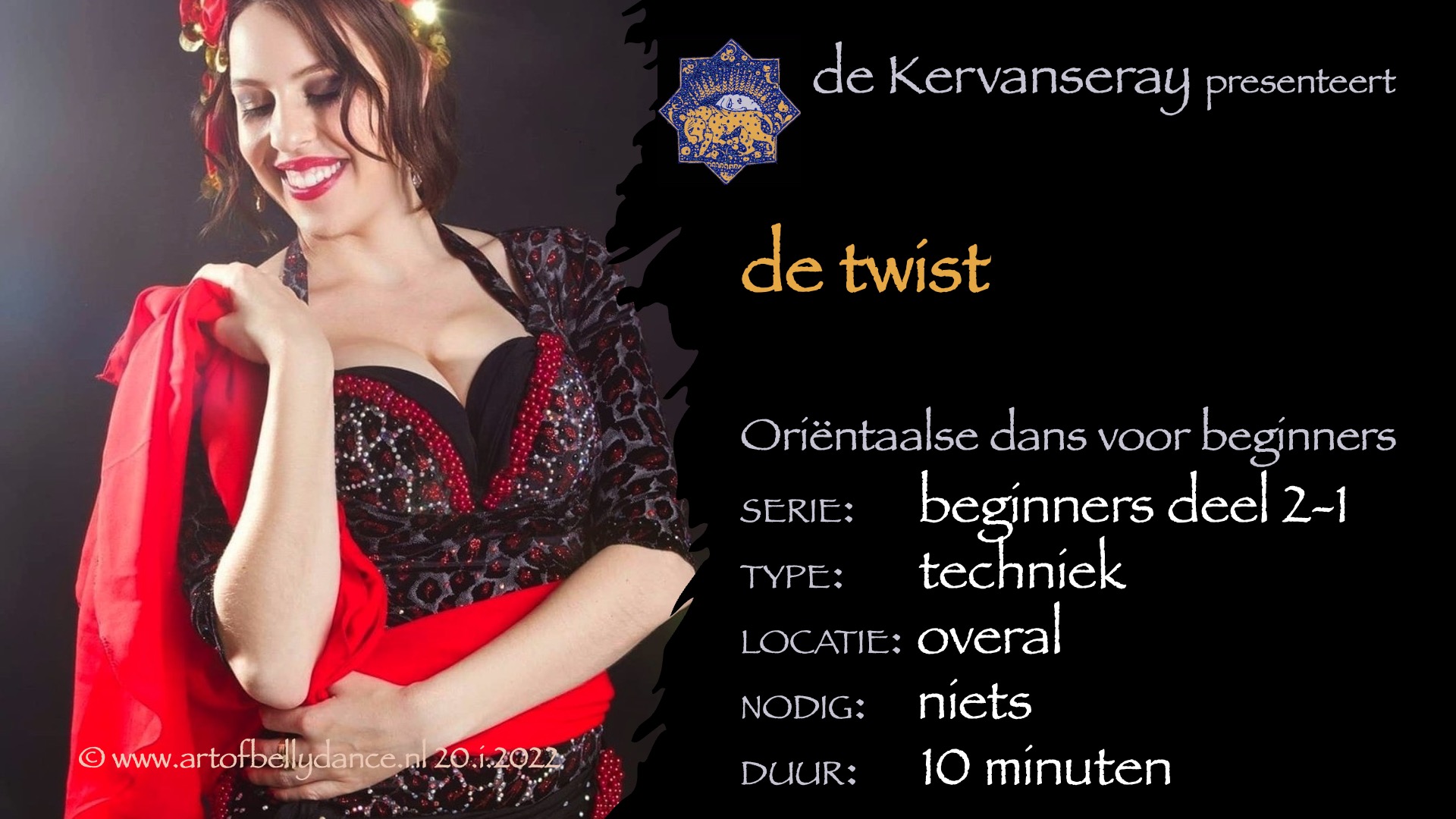 instructie buikdans basistechniek 2: 1 de twist