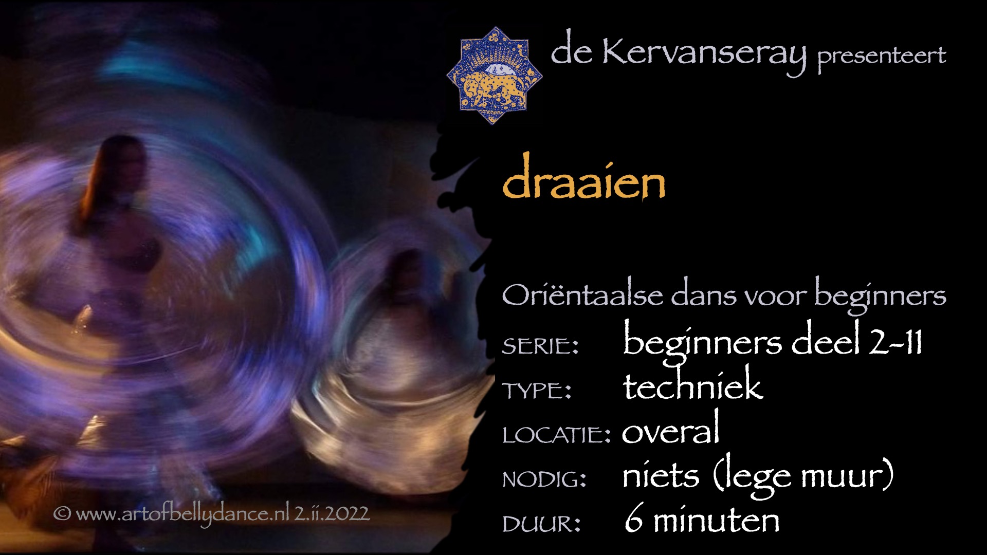 instructie buikdans basistechniek 2: 11 draaien