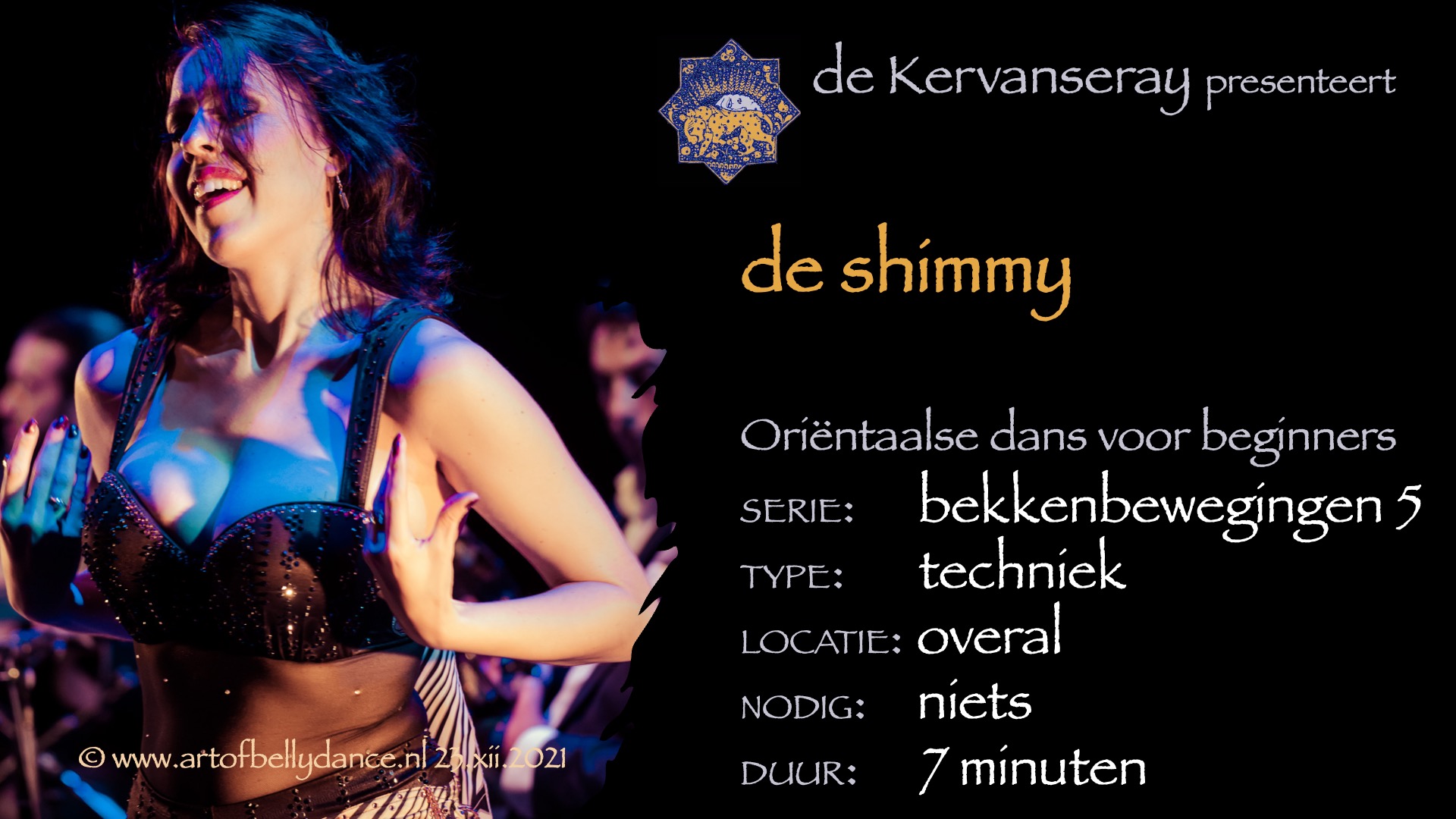 instructie buikdans basistechniek 1: 5 de shimmy