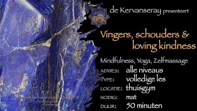 les: masseer je vingers en schouders,...