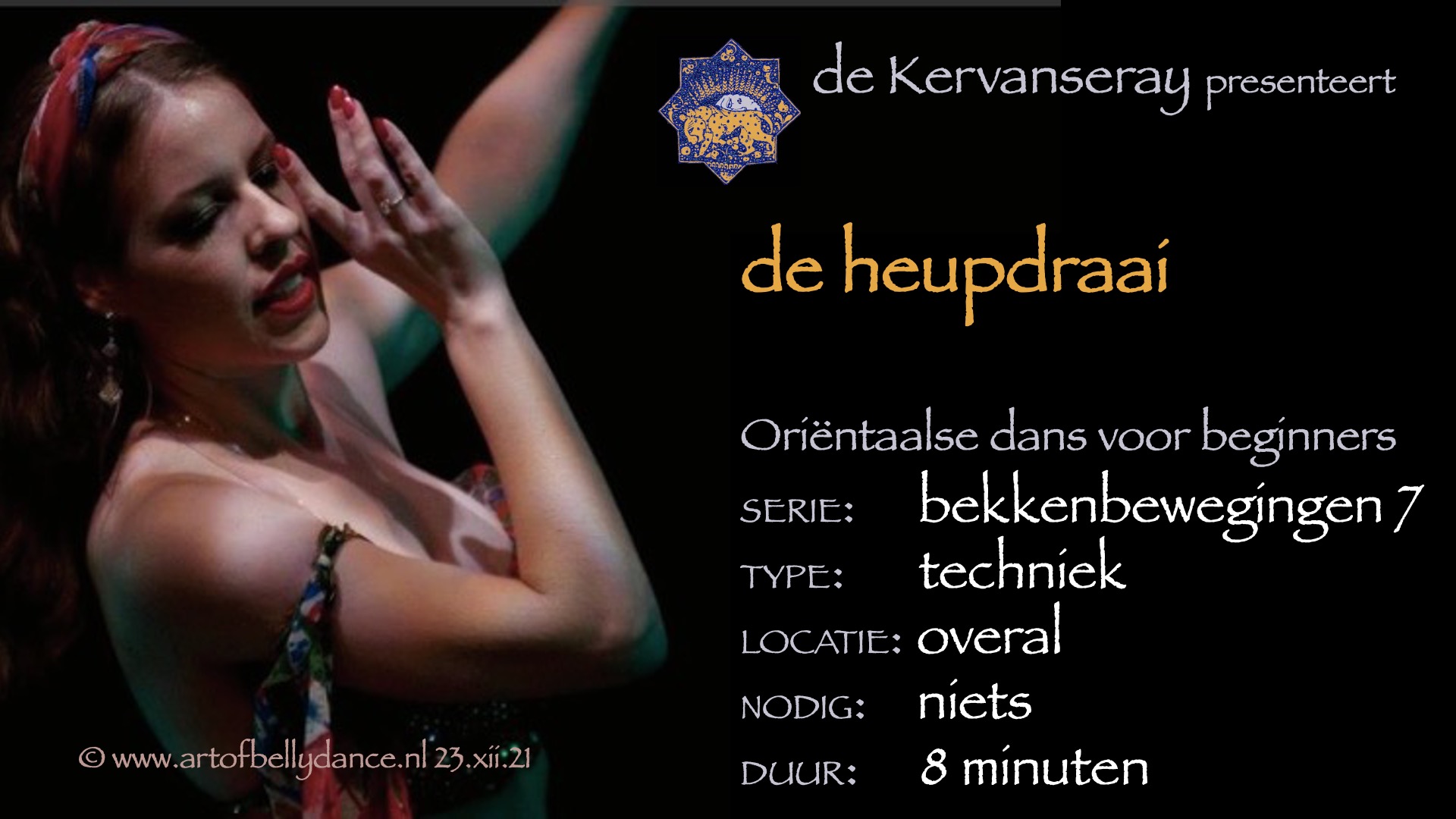 instructie buikdans basistechniek 1: 7 de heupdraai