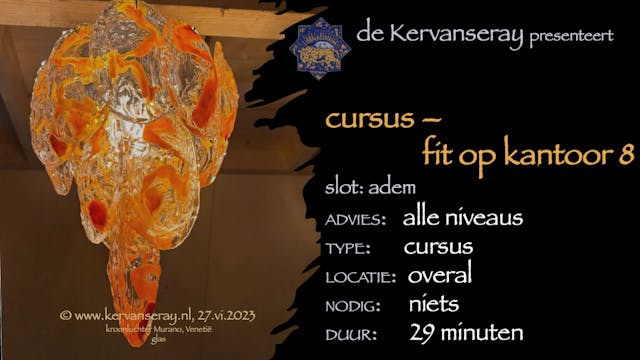 cursus fit op kantoor: 8 adem