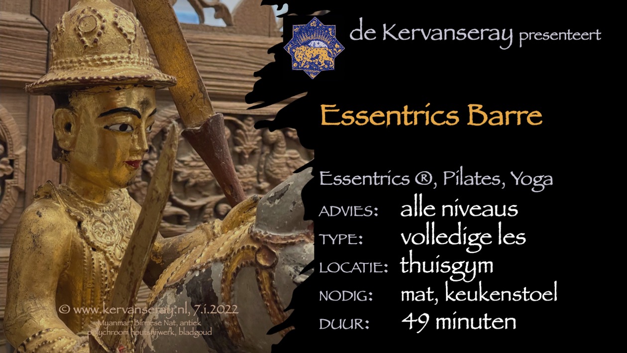 les mobiliteit & flexibiliteit: excentrische oefeningen met een keukenstoel