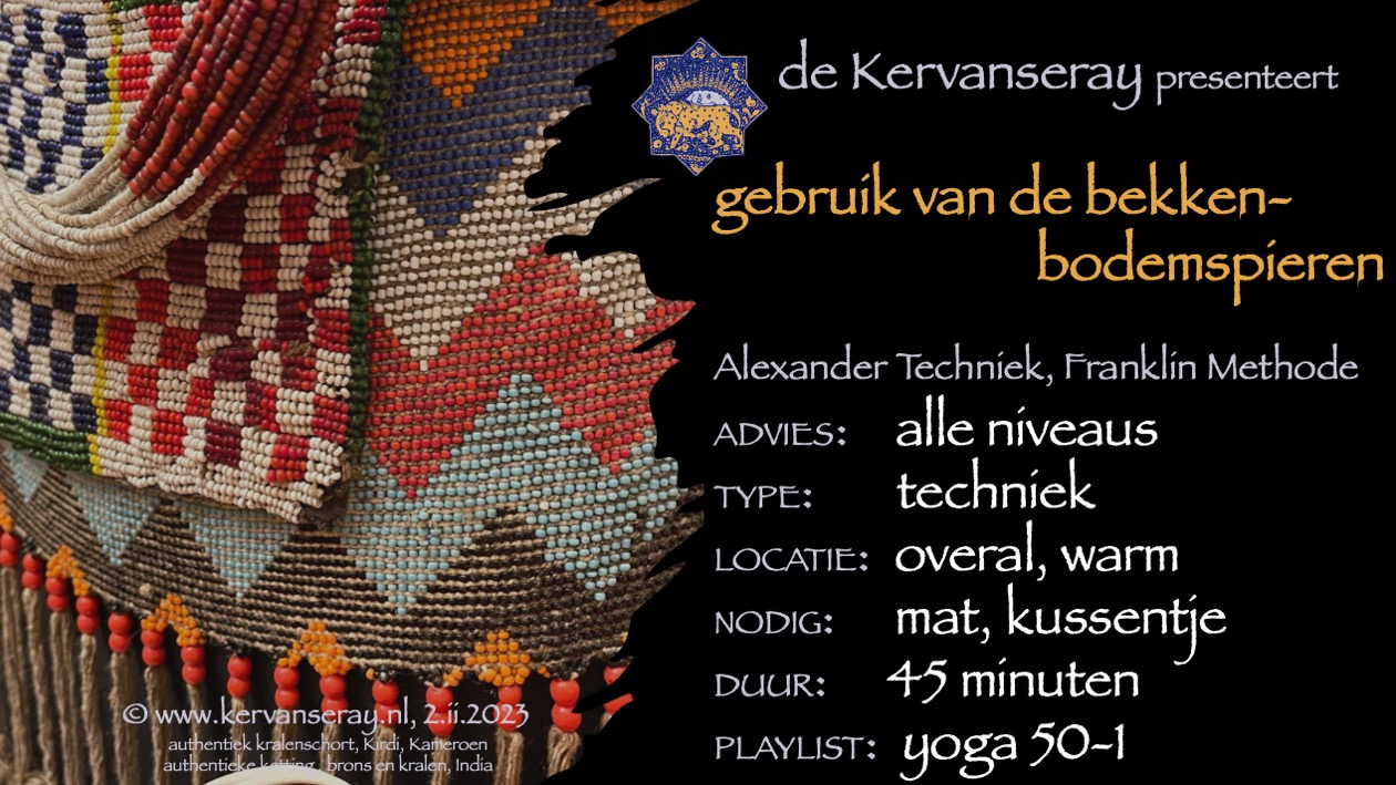 les: bewustwording van het gebruik van de bekkenbodemspier