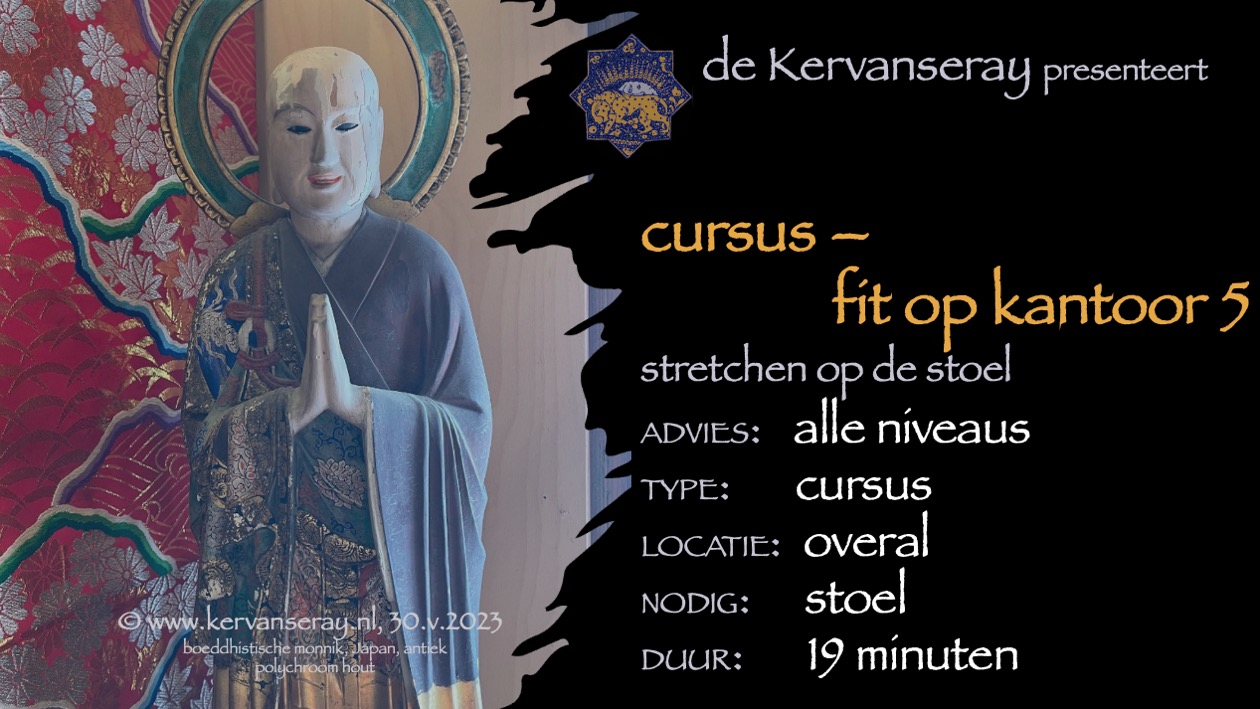 cursus fit op kantoor: 5 stretchen op de stoel