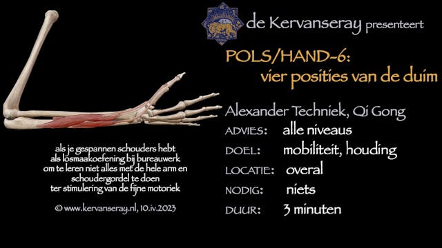 oefening reset losmaken pols & hand: ...