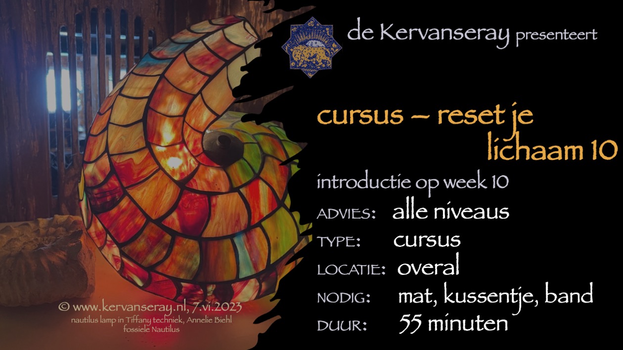 cursus reset je lichaam: week 10