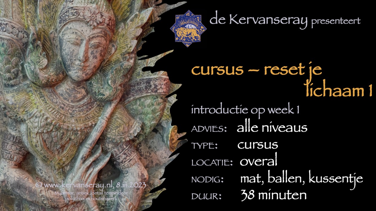 cursus reset je lichaam: week 1