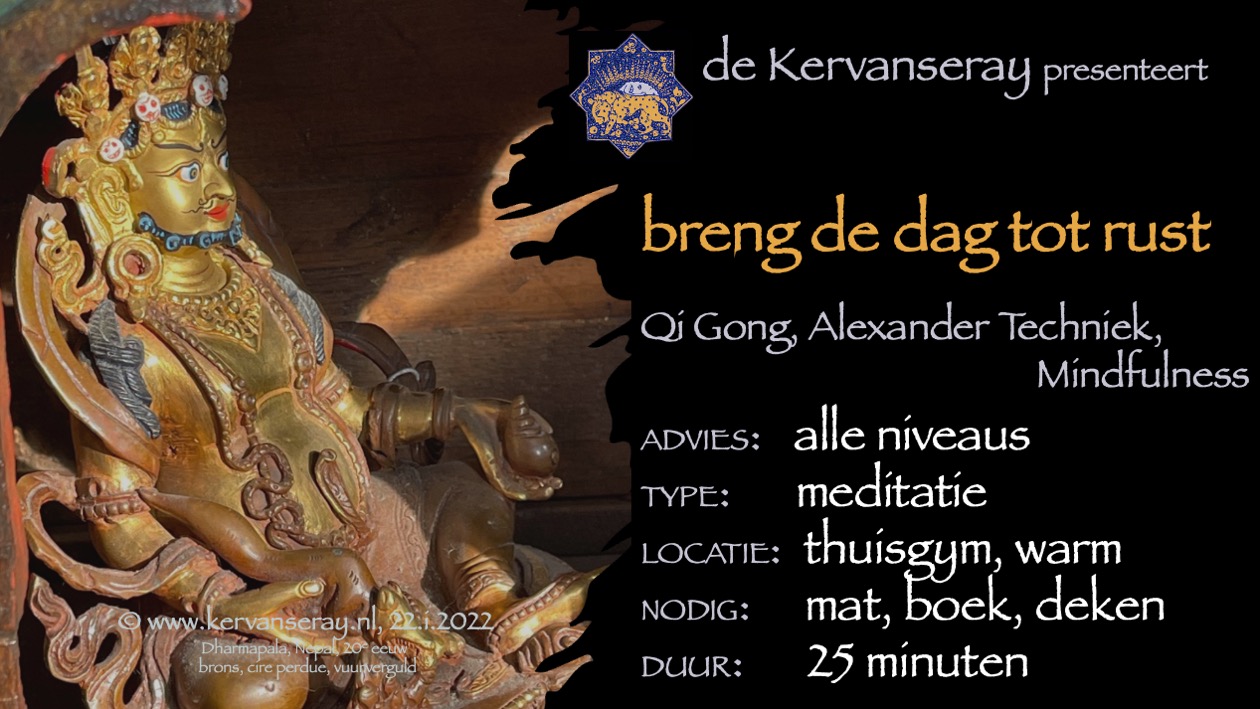 les: breng de dag tot rust in halfliggende positie (Chinese meditatie)
