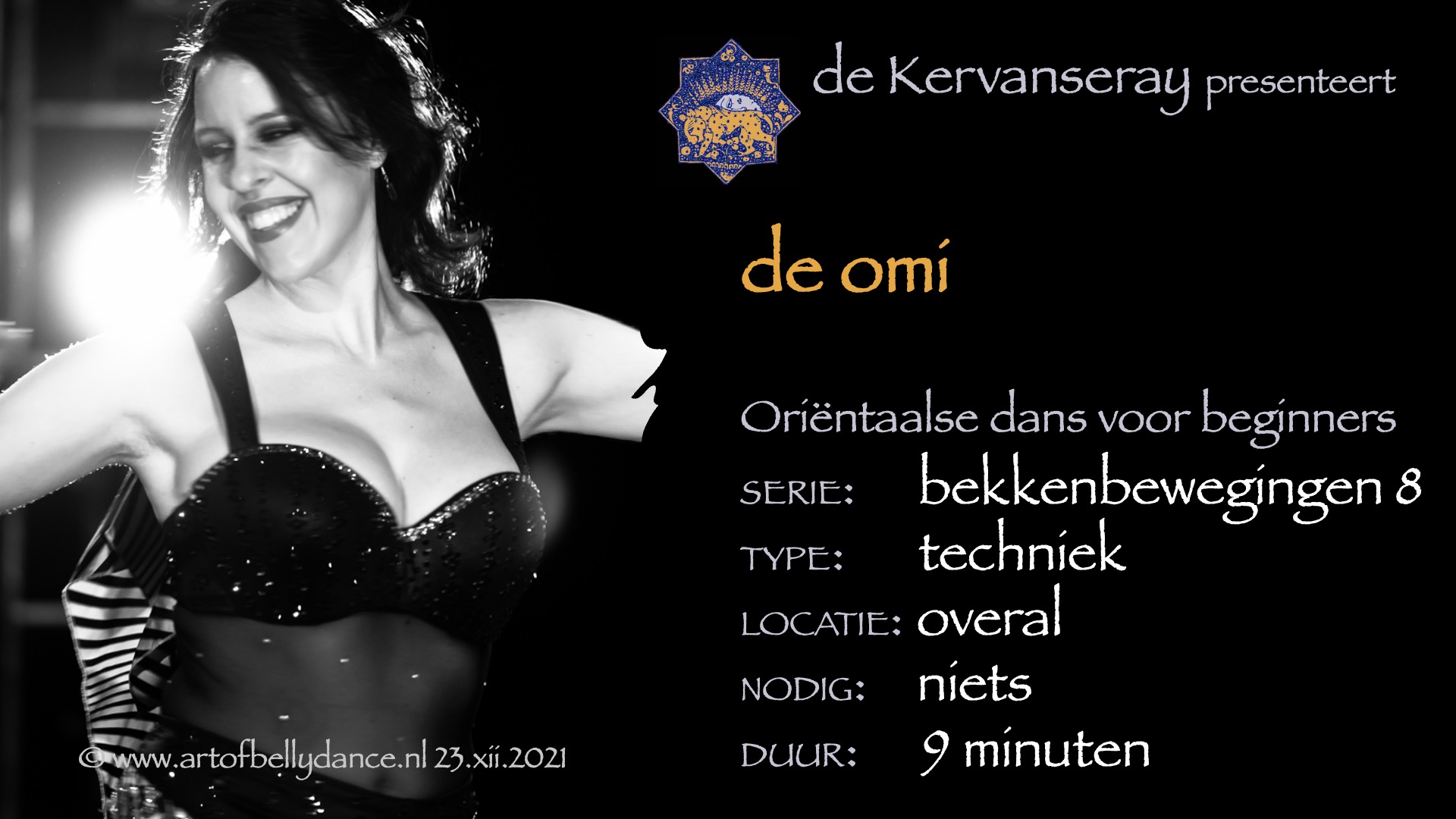 instructie buikdans basistechniek 1: 8 de omi (kleine bekkencirkel)